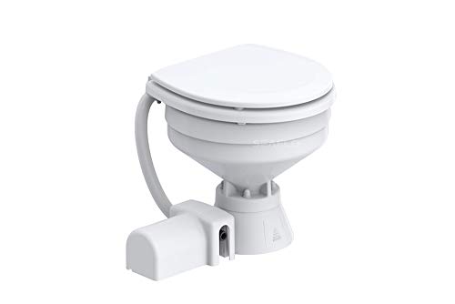 Toilette WC Compact - Eléctrico 12 V de porcelana - Náutica y caravana
