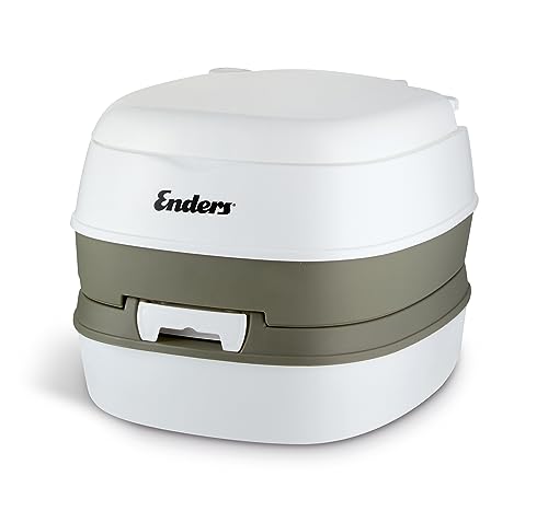 Enders Comfort Aseo inodoro para camping - Water quimico con altura de asiento comfortable indicador...