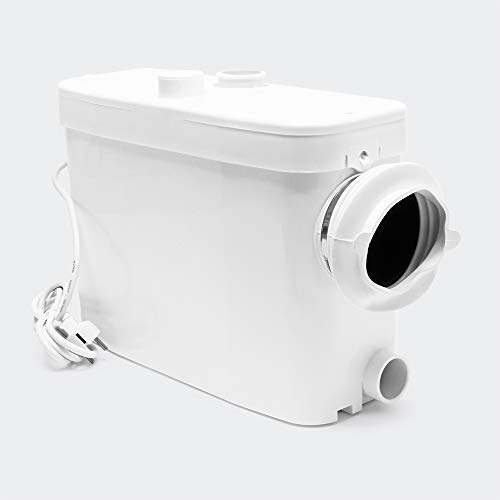 Triturador Sanitario WilTec 3/1 con conexión lateral 450W Evacuación aguas residuales y fecales WC